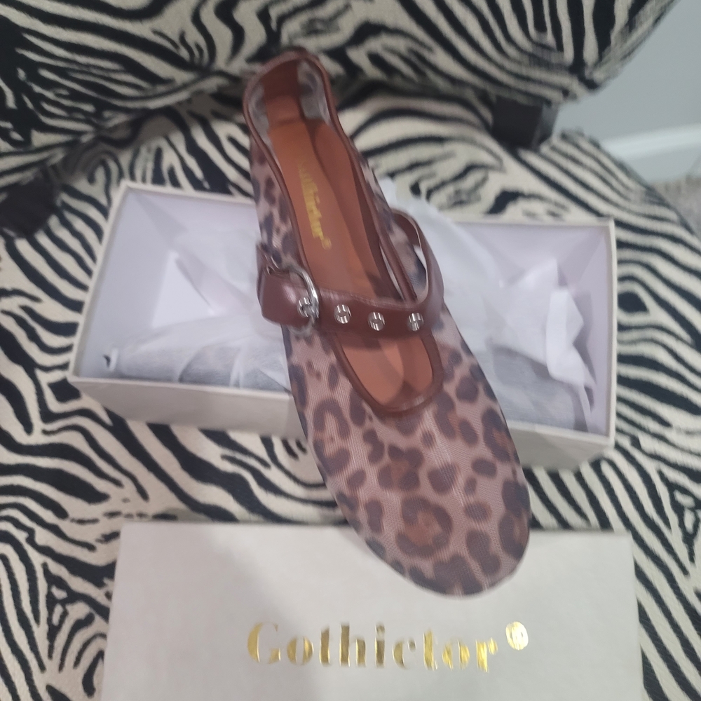 Leopard Print Flats for Women